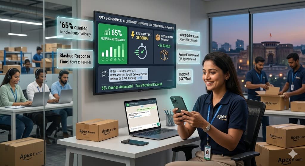 AI customer support dashboard and multi-channel chat for e-commerce